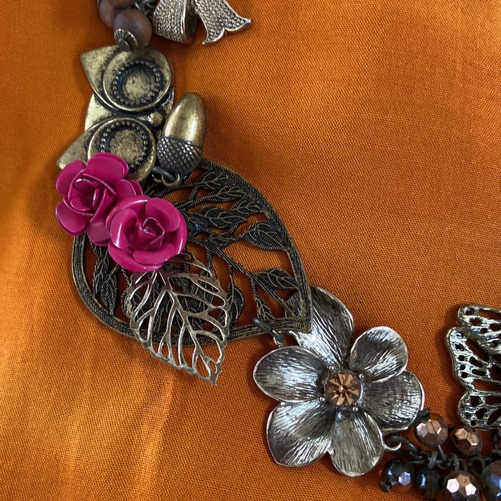 Cookie Lee Statement Pc Necklace 20” Euc - image 4